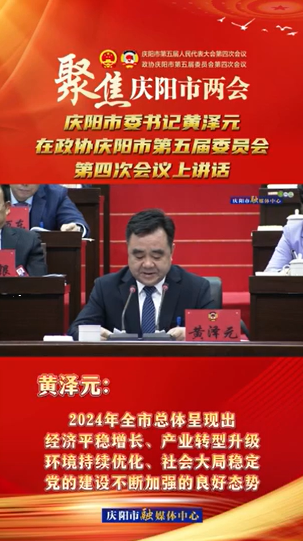 兩會V視(13) | 黃澤元：2024年全市總體呈現(xiàn)出經(jīng)濟平穩(wěn)增長、產(chǎn)業(yè)轉(zhuǎn)型升級環(huán)境持續(xù)優(yōu)化、社會大局穩(wěn)定黨的建設(shè)不斷加強的